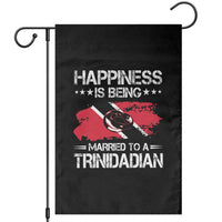 Happiness Is Being Married to a Trinidadian Garden Flag Trinidad & Tobago Flag Couples Gift - Wonder Print Shop