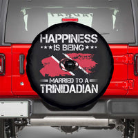 Happiness Is Being Married to a Trinidadian Spare Tire Cover Trinidad & Tobago Flag Couples Gift - Wonder Print Shop