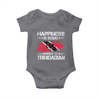 Happiness Is Being Married to a Trinidadian Baby Onesie Trinidad & Tobago Flag Couples Gift - Wonder Print Shop