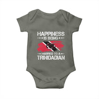 Happiness Is Being Married to a Trinidadian Baby Onesie Trinidad & Tobago Flag Couples Gift - Wonder Print Shop