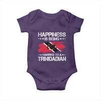 Happiness Is Being Married to a Trinidadian Baby Onesie Trinidad & Tobago Flag Couples Gift - Wonder Print Shop