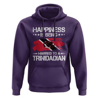 Happiness Is Being Married to a Trinidadian Hoodie Trinidad & Tobago Flag Couples Gift - Wonder Print Shop