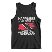 Happiness Is Being Married to a Trinidadian Tank Top Trinidad & Tobago Flag Couples Gift - Wonder Print Shop
