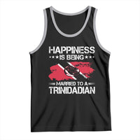 Happiness Is Being Married to a Trinidadian Tank Top Trinidad & Tobago Flag Couples Gift - Wonder Print Shop