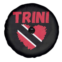 Trini Pride Spare Tire Cover Trinidad and Tobago Heart Flag Caribbean Roots - Wonder Print Shop