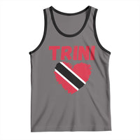 Trini Pride Tank Top Trinidad and Tobago Heart Flag Caribbean Roots - Wonder Print Shop