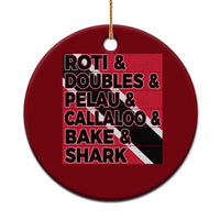Trini Pride Ceramic Ornament Trinidad and Tobago National Food - Wonder Print Shop