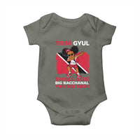 Trini Gyul Baby Onesie Funny Trinidadian Girl Afro Island Girls Caribbean - Wonder Print Shop