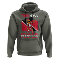 Trini Gyul Hoodie Funny Trinidadian Girl Afro Island Girls Caribbean - Wonder Print Shop