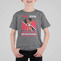 Trini Gyul T Shirt For Kid Funny Trinidadian Girl Afro Island Girls Caribbean - Wonder Print Shop