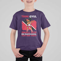 Trini Gyul T Shirt For Kid Funny Trinidadian Girl Afro Island Girls Caribbean - Wonder Print Shop