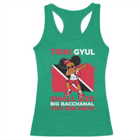 Trini Gyul Racerback Tank Top Funny Trinidadian Girl Afro Island Girls Caribbean - Wonder Print Shop