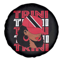 Proud Trini Afro Black Woman Spare Tire Cover Trinidad and Tobago Flag Pride - Wonder Print Shop