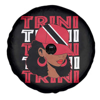 Proud Trini Afro Black Woman Spare Tire Cover Trinidad and Tobago Flag Pride - Wonder Print Shop