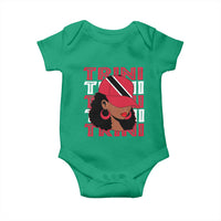 Proud Trini Afro Black Woman Baby Onesie Trinidad and Tobago Flag Pride - Wonder Print Shop