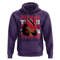 Proud Trini Afro Black Woman Hoodie Trinidad and Tobago Flag Pride - Wonder Print Shop