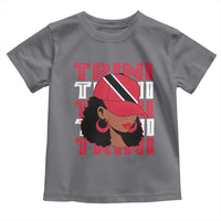 Proud Trini Afro Black Woman Toddler T Shirt Trinidad and Tobago Flag Pride - Wonder Print Shop