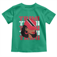 Proud Trini Afro Black Woman Toddler T Shirt Trinidad and Tobago Flag Pride - Wonder Print Shop