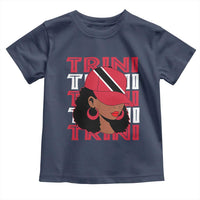 Proud Trini Afro Black Woman Toddler T Shirt Trinidad and Tobago Flag Pride - Wonder Print Shop
