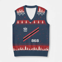 Trinidad and Tobago Flag V-Neck Knit Sweater Vest 868 Trini Soccer Fan - Wonder Print Shop