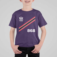 Trinidad and Tobago Flag T Shirt For Kid 868 Trini Soccer Fan - Wonder Print Shop