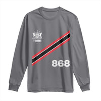 Trinidad and Tobago Flag Long Sleeve Shirt 868 Trini Soccer Fan - Wonder Print Shop