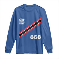 Trinidad and Tobago Flag Long Sleeve Shirt 868 Trini Soccer Fan - Wonder Print Shop