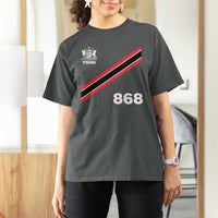 Trinidad and Tobago Flag T Shirt For Women 868 Trini Soccer Fan - Wonder Print Shop
