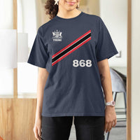 Trinidad and Tobago Flag T Shirt For Women 868 Trini Soccer Fan - Wonder Print Shop