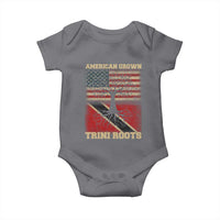 American Grown Trini Roots Baby Onesie Trinidad and Tobago USA Flag Trinidadian Proud Us - Wonder Print Shop