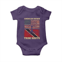 American Grown Trini Roots Baby Onesie Trinidad and Tobago USA Flag Trinidadian Proud Us - Wonder Print Shop