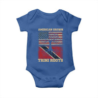 American Grown Trini Roots Baby Onesie Trinidad and Tobago USA Flag Trinidadian Proud Us - Wonder Print Shop