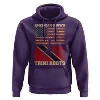 American Grown Trini Roots Hoodie Trinidad and Tobago USA Flag Trinidadian Proud Us - Wonder Print Shop