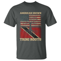 American Grown Trini Roots T Shirt Trinidad and Tobago USA Flag Trinidadian Proud Us - Wonder Print Shop