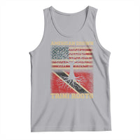 American Grown Trini Roots Tank Top Trinidad and Tobago USA Flag Trinidadian Proud Us - Wonder Print Shop