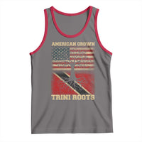 American Grown Trini Roots Tank Top Trinidad and Tobago USA Flag Trinidadian Proud Us - Wonder Print Shop