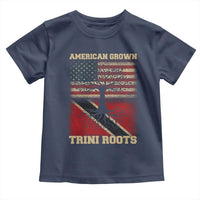 American Grown Trini Roots Toddler T Shirt Trinidad and Tobago USA Flag Trinidadian Proud Us - Wonder Print Shop