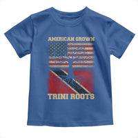 American Grown Trini Roots Toddler T Shirt Trinidad and Tobago USA Flag Trinidadian Proud Us - Wonder Print Shop