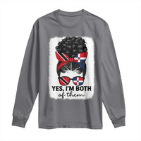 Trini Dominican Girl Long Sleeve Shirt Yes Im Both Trinidad And Tobago Dominican Pride