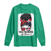 Trini Dominican Girl Long Sleeve Shirt Yes Im Both Trinidad And Tobago Dominican Pride