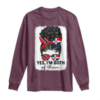 Trini Dominican Girl Long Sleeve Shirt Yes Im Both Trinidad And Tobago Dominican Pride