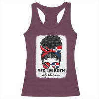 Trini Dominican Girl Racerback Tank Top Yes Im Both Trinidad And Tobago Dominican Pride