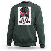 Trini Dominican Girl Sweatshirt Yes Im Both Trinidad And Tobago Dominican Pride