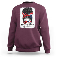 Trini Dominican Girl Sweatshirt Yes Im Both Trinidad And Tobago Dominican Pride