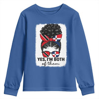 Trini Dominican Girl Youth Sweatshirt Yes Im Both Trinidad And Tobago Dominican Pride