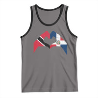 Trinidad and Tobago Dominican Tank Top Two Flags One Heart