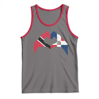 Trinidad and Tobago Dominican Tank Top Two Flags One Heart