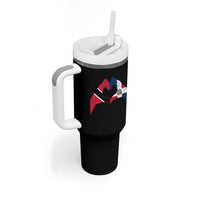 Trinidad and Tobago Dominican Tumbler With Handle Two Flags One Heart