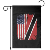 USA Trinidad and Tobago Garden Flag Retro Vintage American Trini Pride Flag