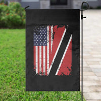 USA Trinidad and Tobago Garden Flag Retro Vintage American Trini Pride Flag